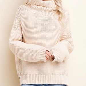 Turtleneck Chunky Sweater